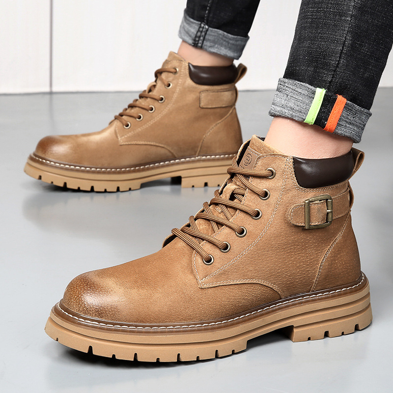 7271 남성용 신발 브라운 싱글 안감