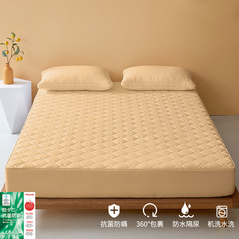 Colcha de tres pruebas para la piel Colcha impermeable de estilo japonés Colcha a prueba de polvo completa Colcha antiácaros desodorante colchón fábrica transfronteriza
