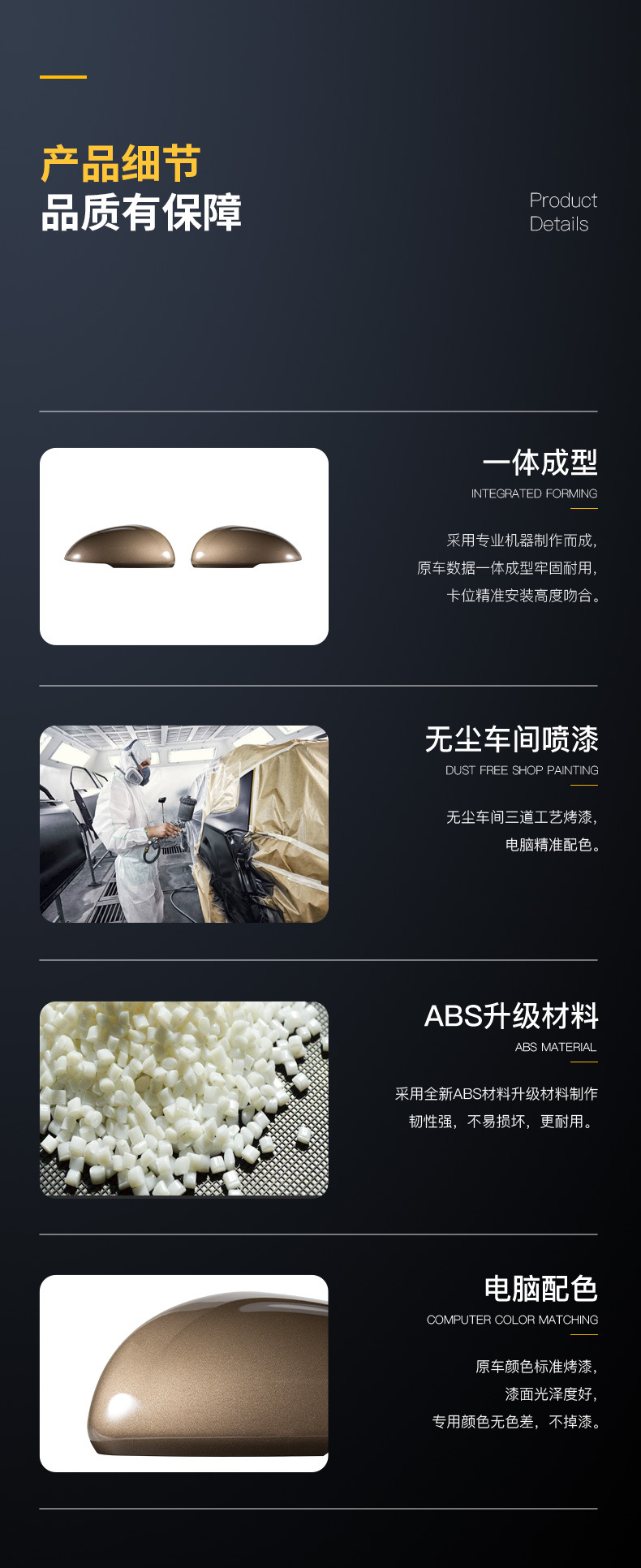 Suitable for 20-23 Hyundai Elantra Rearview Mirror Housing Reversing Mirror Frame Turn Signal Reflective Lens Rear Cover