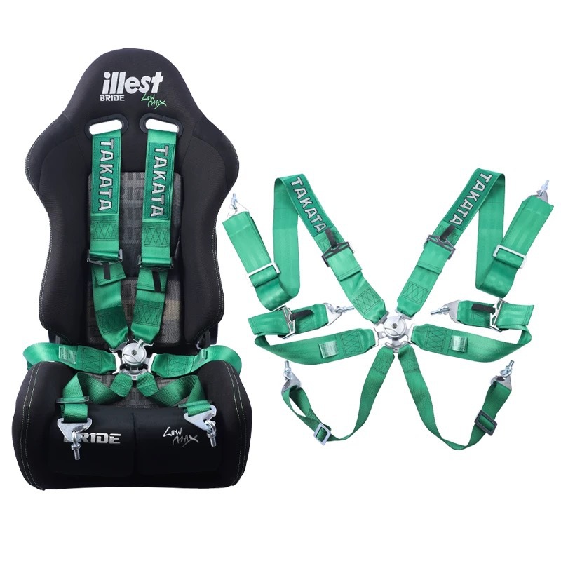 New TAKAT racing seatbelt for car modification, quick-release 3inch four/five-point gaming seatbelt