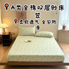 A類純綿二重糸漫画プリントベッド笠単品ベッドカバー綿全包畳マットレス保護カバー