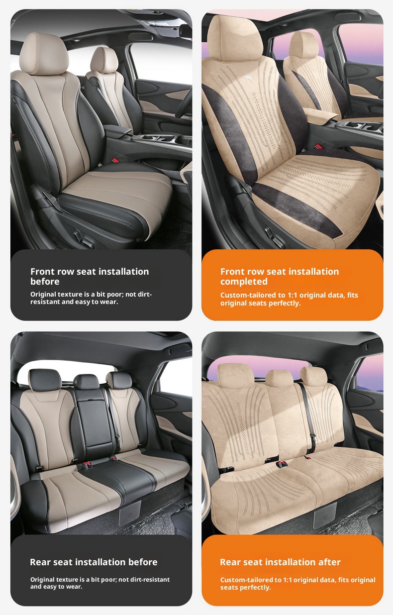 New Dolphin Smart Driving Edition Rams Saddle Car Seat Cushion Overseas Right-Hand Drive Seat Cover Cross-Border Full-Coverage Car Seat Cushion