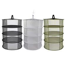 60cm4层植物晒网干燥网茶叶干燥架药草晾晒篮网兜田园风格