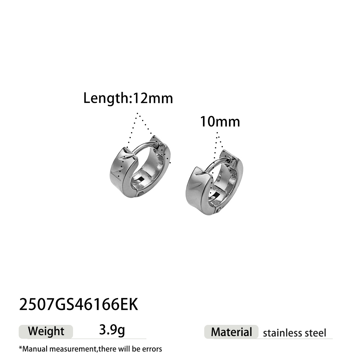 TENA Europa y los Estados Unidos venta transfronteriza aretes de acero de titanio ligero lujo alto sentido de moda personalidad de acero inoxidable joyas de orejas