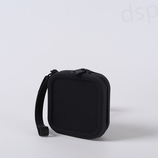 Handheld solid color cosmetic bag for traveling