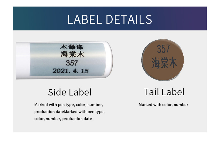 Cross-Border Spot Wood Furniture Floor Touch-Up Pen Paint Pen Touch up Export Scratch Repair Renovation Touch-Up Color