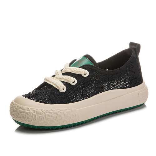 2024 Summer New Style Mesh Breathable Fishermen's Shoes Women's Casual Flat Bottom Shoes Women's Versatile Thick Soled Women's Shoes Trendy
