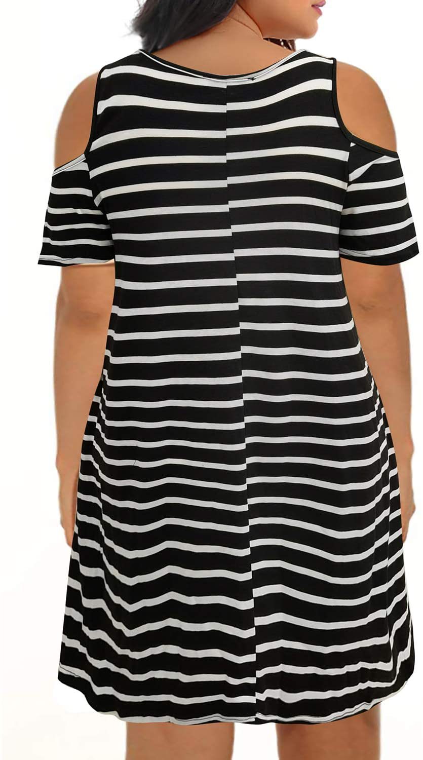 2025 primavera y verano nueva Europa y América transfronteriza Amazon AliExpress ropa de mujer cuello redondo mangas cortas hombros abiertos vestido impreso image 22