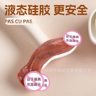 硅胶仿真阳具柔软成人用品女性情趣玩具闺房调情假阴茎自慰器跨境
