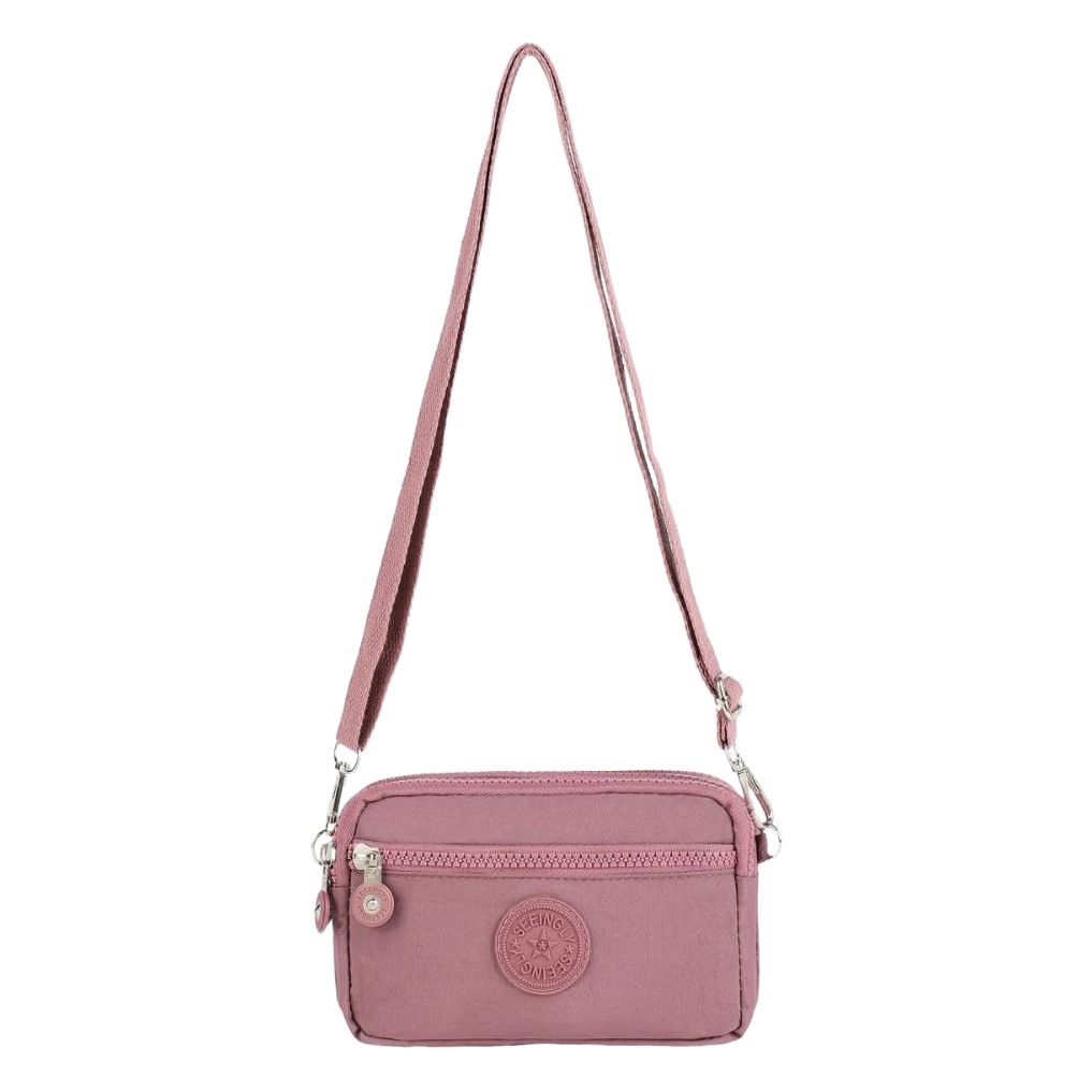 Factory crossbody mobile phone bag new lightweight long wallet women's foreign trade nylon shoulder crossbody mobile phone bag wholesale