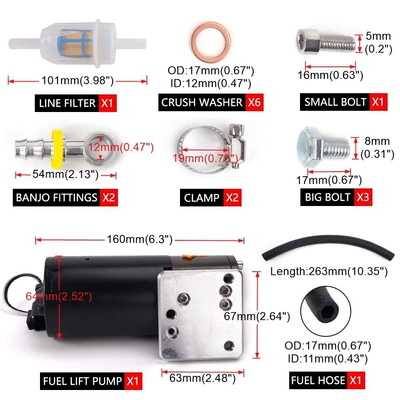 Cross-Border Automotive Modified Fuel Oil pump, nozzle