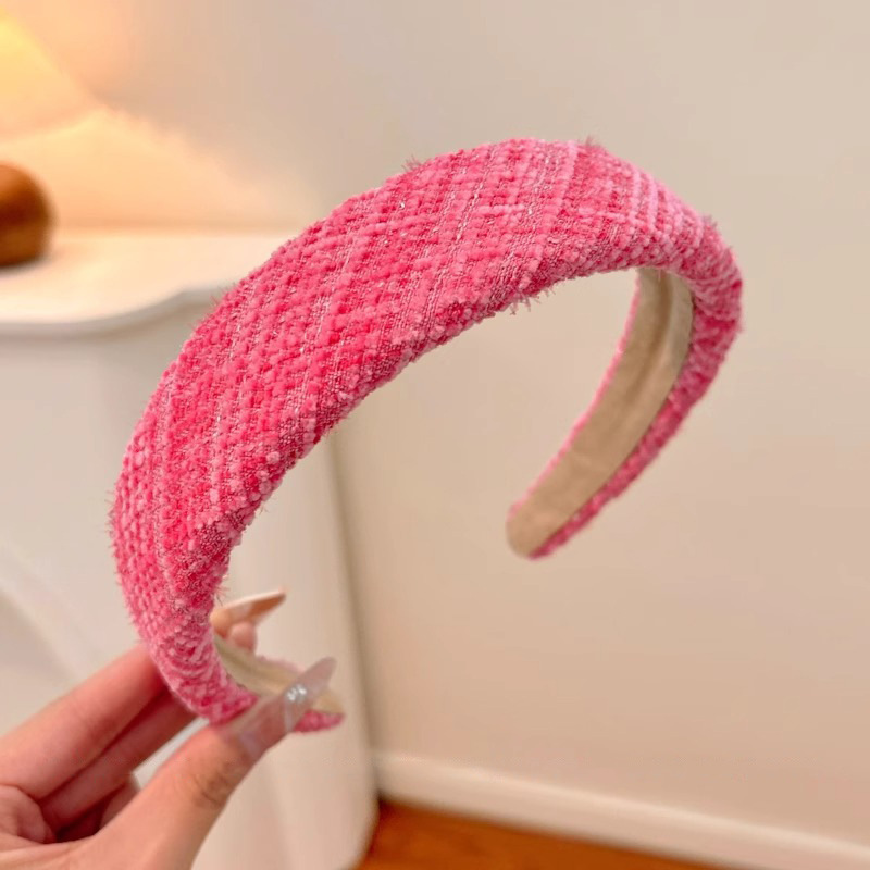 2025 nueva diadema de cabeza alta para mujer, lujo ligero, tarjeta de alta calidad, diadema de salida diaria de verano, pequeño paquete de cabello