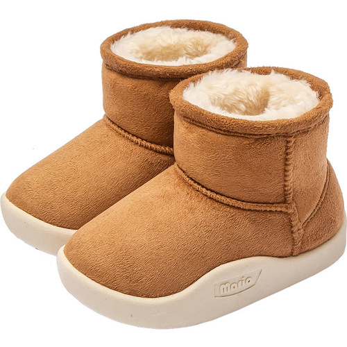 Happy Mary winter children's snow boots warm shoes for boys and girls cotton shoes baby cotton shoes plus velvet heel cotton shoes boots