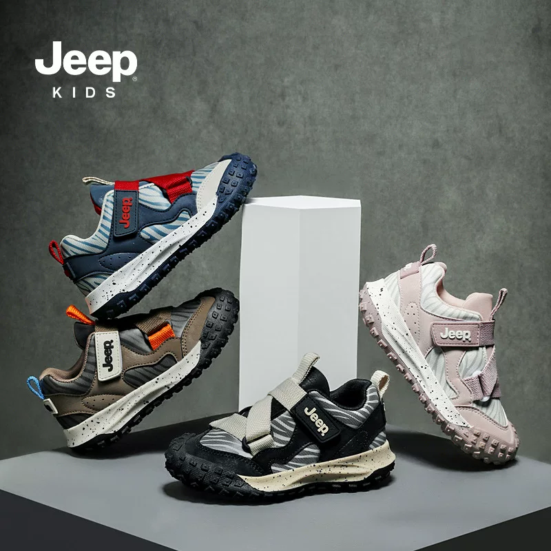 Jeep, летняя дышащая нескользящая удобная спортивная обувь для мальчиков