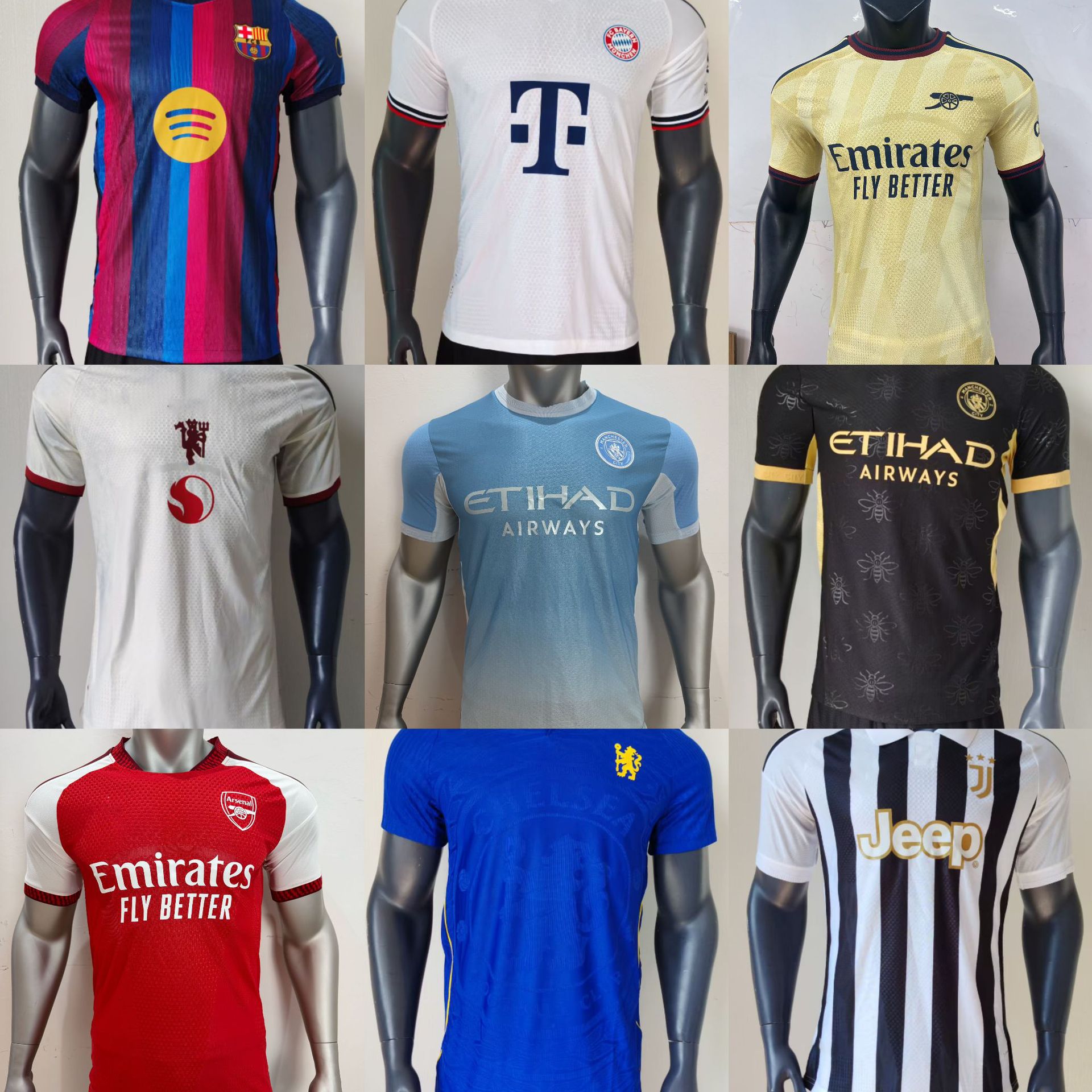 2026 Club Player Version Football Jerseys | Juventus, Barcelona