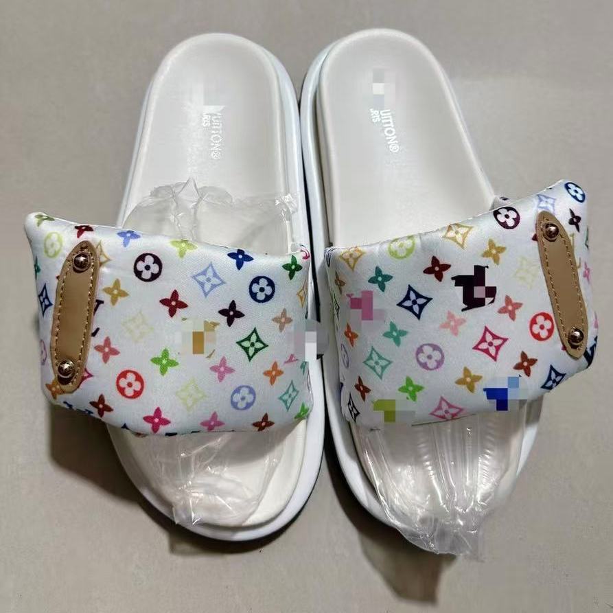 Zapatillas Velcro para mujeres de grosor en línea Zapatillas de muffin de moda para parejas