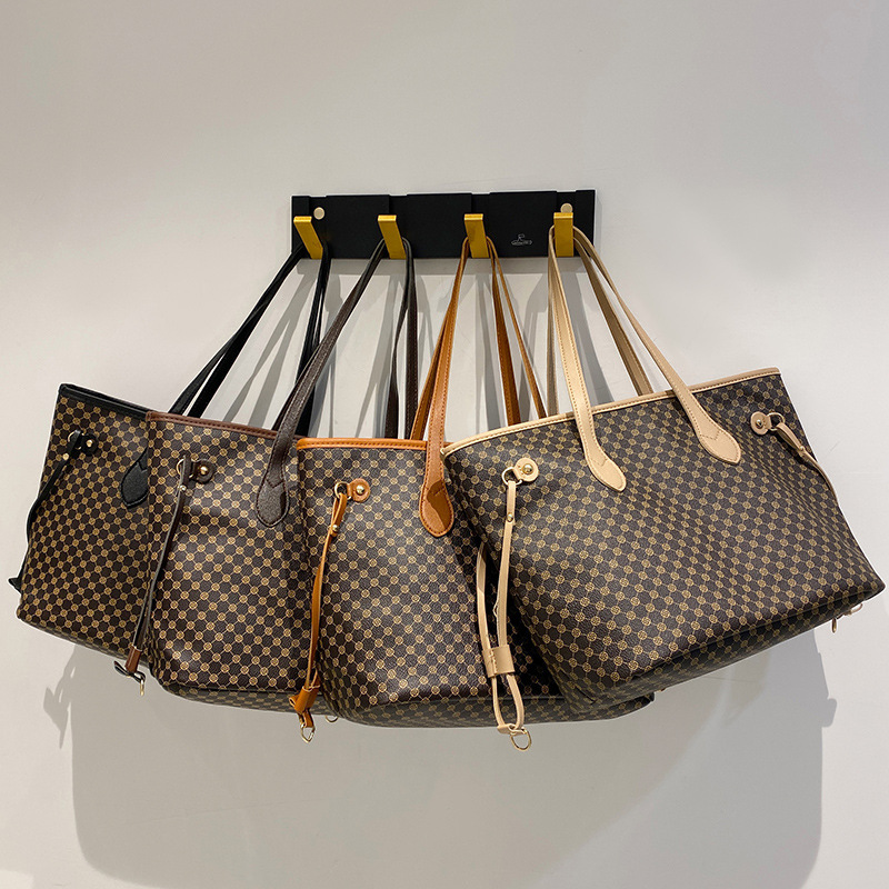 Bolsas de mano para mujeres 2022 mujeres hanbags europeas y estadounidenses de moda bolsas de mano retro de gran capacidad de compras image 3