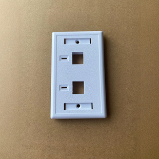 American single port panel RJ45 network module supporting information network panel double port with label
