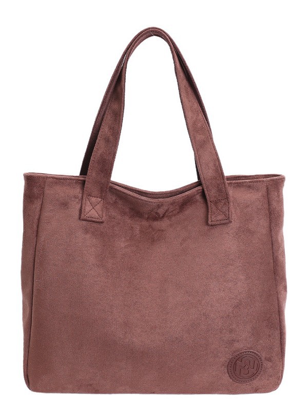 Bolso coreano de piel de ciervo, bolso de hombro de mano casual simple para mujeres, textura universal, bolso especial para estudiantes de clase