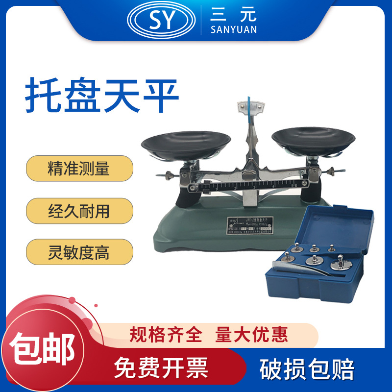 托盘天平学生实验架盘天平秤教具小学儿童物理实验器材教学仪器