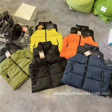 美版潮流男士马甲秋冬季棉服男女加厚大码坎肩情侣穿马夹外套批发