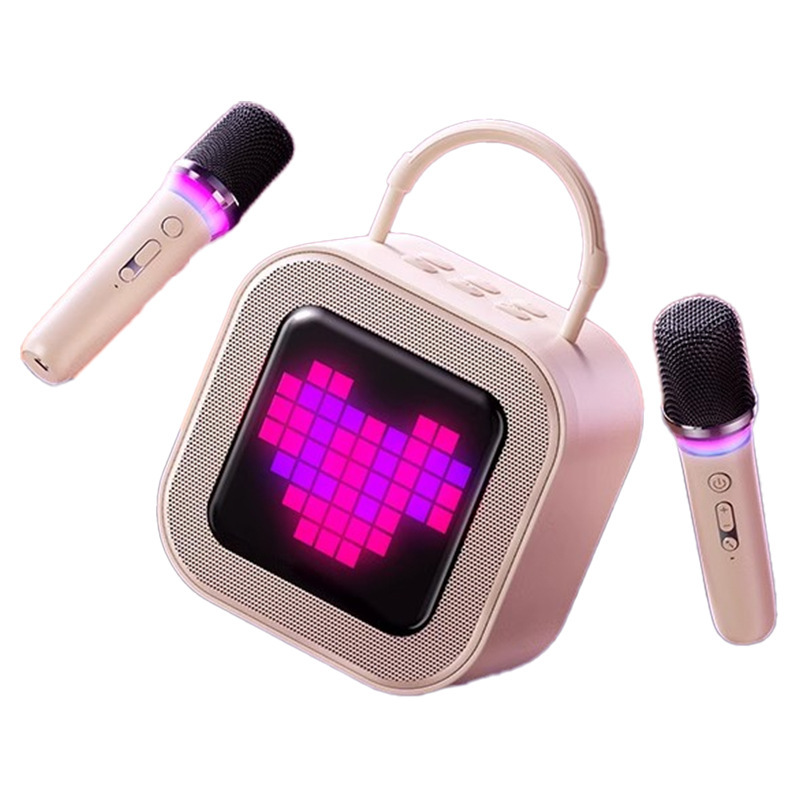 国境を越えた音響K26 bluetooth音響マイク一体家庭ktvスピーカーセット歌小度知能|undefined