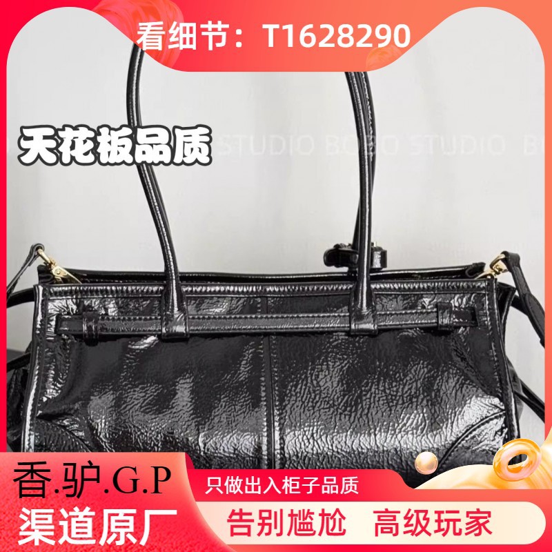 【混背王 】P家油蜡softlux牛皮麂皮漆皮法棍包腋下女包mini小中