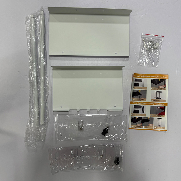 Toallero de baño retráctil Toallero de baño multicapa de pared sin perforación Gun negro Estante de toallas de baño gris