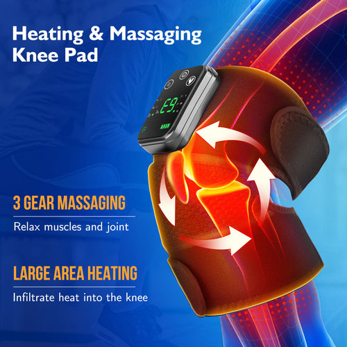 Cross-border electric heating knee support infrared therapy cold leg knee massager moxa heat pad knee massager manufacturer