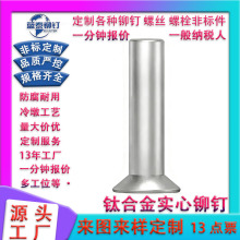 航空铆钉船舶用钛合金沉头铆钉HB、GJB Aerospace solid rivet