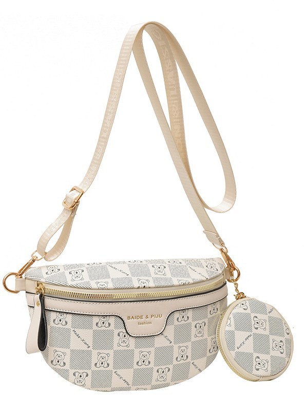 Bolso de moda moda para mujeres 2025, nueva moda, bolso de pecho de letras extranjeras, bolso de hombro casual, bolso pequeño.
