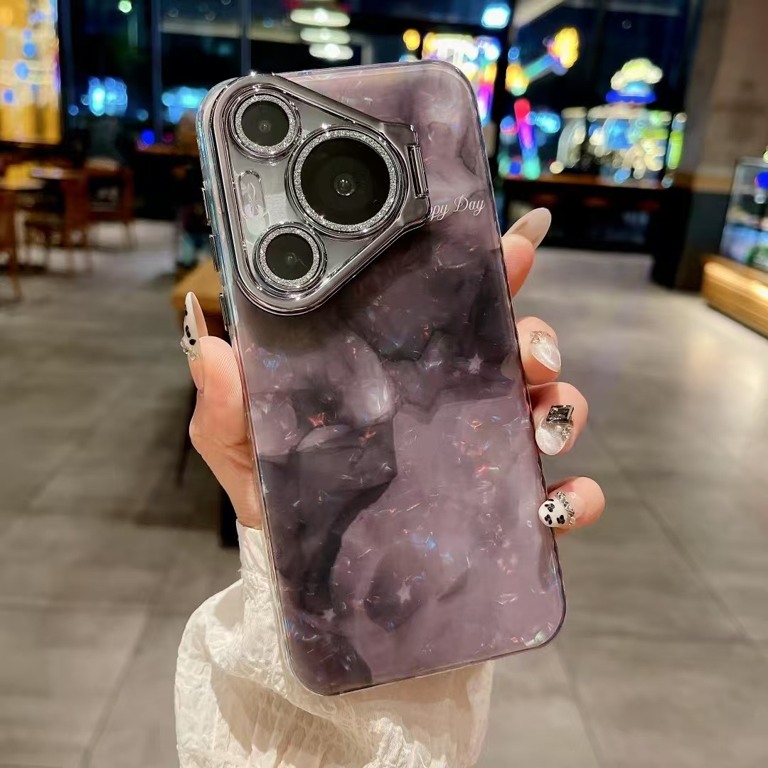 Brilliant mancha rosa para Huawei pura70pro funda para teléfono móvil p70 nuevo mate60 pareja mate70