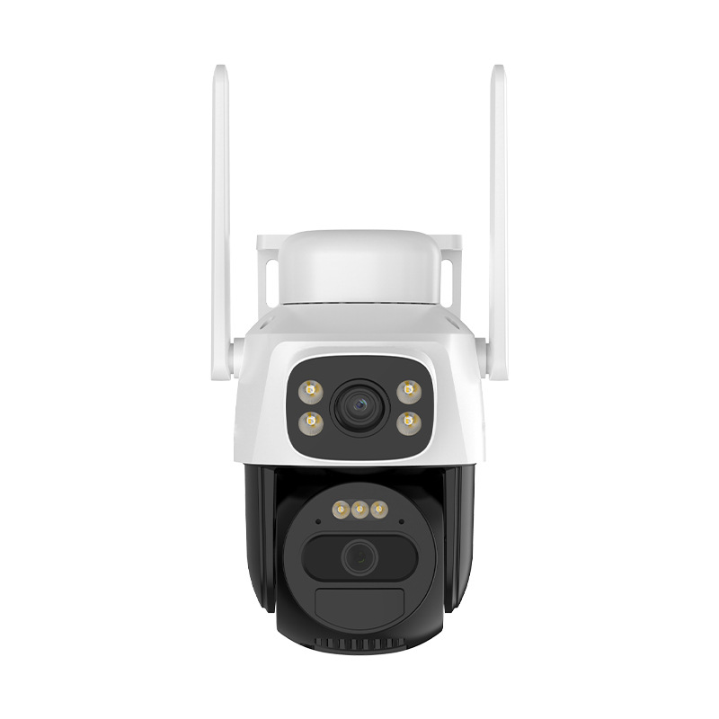 国境を越えた屋外用多眼三画面ソーラー監視カメラ、超高画質屋外モニター、電気もネットワークも不要