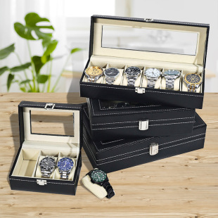 Spot Wholesale Leather Watch Box 2 -bit 3 -bit 6 -bit 12 -bit 20 -bit 24 -bit Watch Box