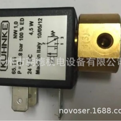 电磁阀 65.119 24VDC 4,5 W NW1,0 3/2 NC电磁阀kuhnke