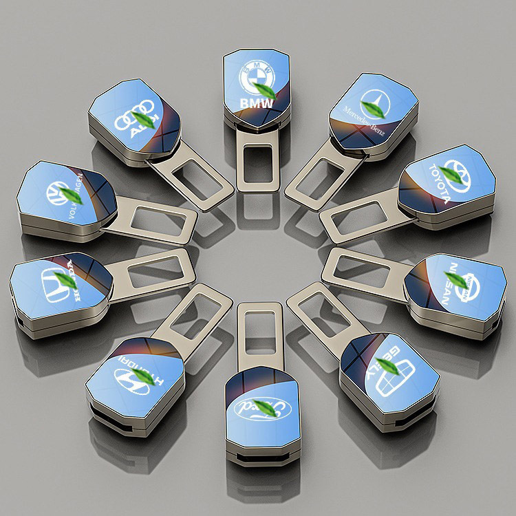 Grabado con láser, logotipo del automóvil, enchufe de seguridad del automóvil, bayoneta, cinturón de seguridad, extensión del cinturón de seguridad