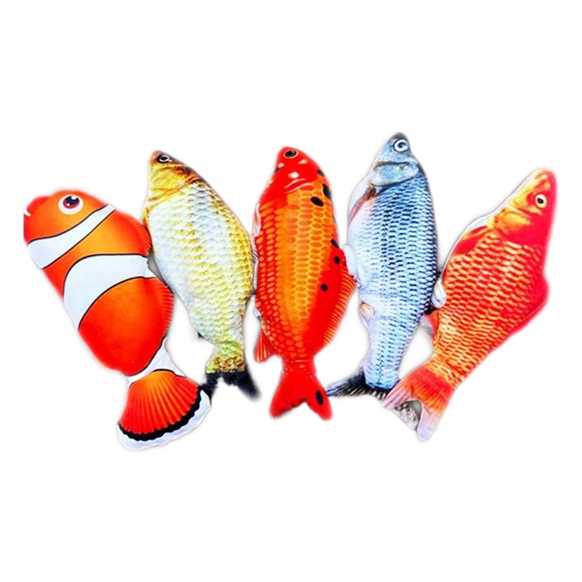 New Net Red Fish Plush Electric Toy Shake Tone Same Jumping Fish Simulation Toy Electric Swing Fish