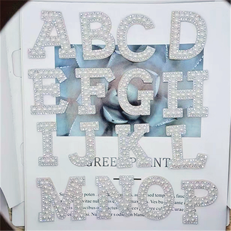 New Rhinestone Pearl Self-Adhesive Letters and Numbers Clothing DIY Accessories Hat Patches Hot Melt Adhesive Cloth Stickers Wholesale New Rhinestone Pearl Self-Adhesive Letters and Numbers Clothing DIY Accessories Hat Patches Hot Melt Adhesive Cloth Stickers Wholesale