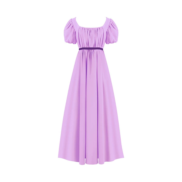 2201 Short Borichon Purple Skirt