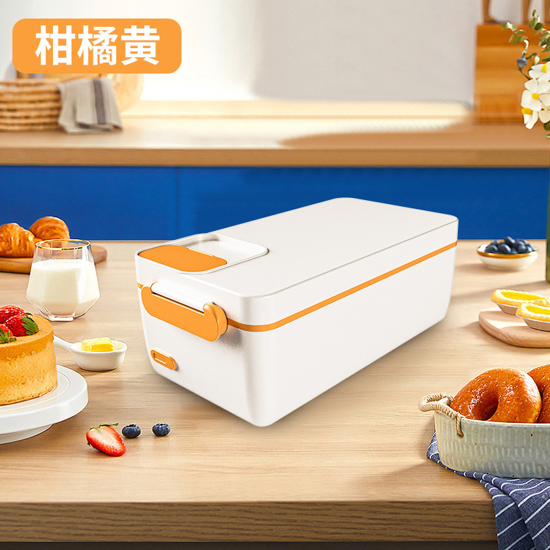 跨境充电式加热饭盒上班族学生便携加热保温盒电动自热饭盒|undefined