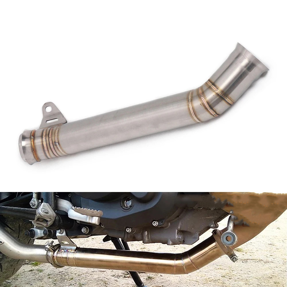 Applicable to KTM Duke690 2012-2017 Motorcycle Modified Exhaust Pipe Stainless Steel Middle Section Transfer