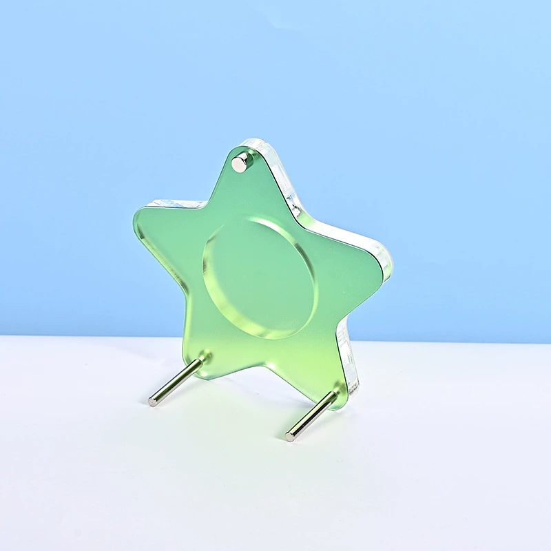 Acrylic badge, stand, removable storage system, (Physicals)