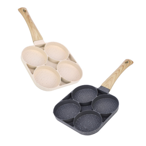 Factory Cross-border Mini Maifanstone Non-stick Egg Pan Frying Pan Flat Electric Stove Universal Egg Frying Pan Wholesale