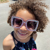 Children's small sunglasses, beach glasses solar-powered, family style