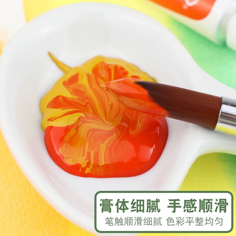 Marley watercolor paint set is washable, non-toxic, and suitable for beginners in kindergarten. It i