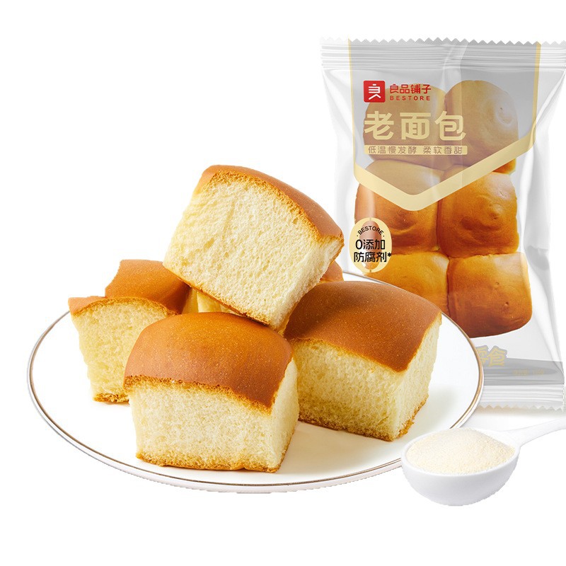 Bestore Old Bread 155g 아침용 페이스트리 게으른 사람들을 위한 식사 대용 빵 스낵 애프터눈 티