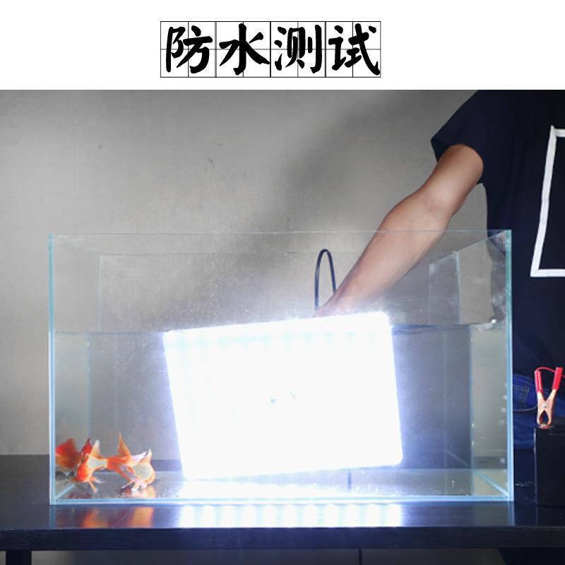 12v luz del mercado nocturno 48 v220 voltios batería carga led puesto luz súper brillante de baja tensión CC luz de emergencia exterior fábrica