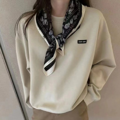 レトロなカシューナッツの小さな正方形のスカーフ女性のための春、秋、夏のマッチングシャツネックプロテクターネックガード薄いチュールスカーフ