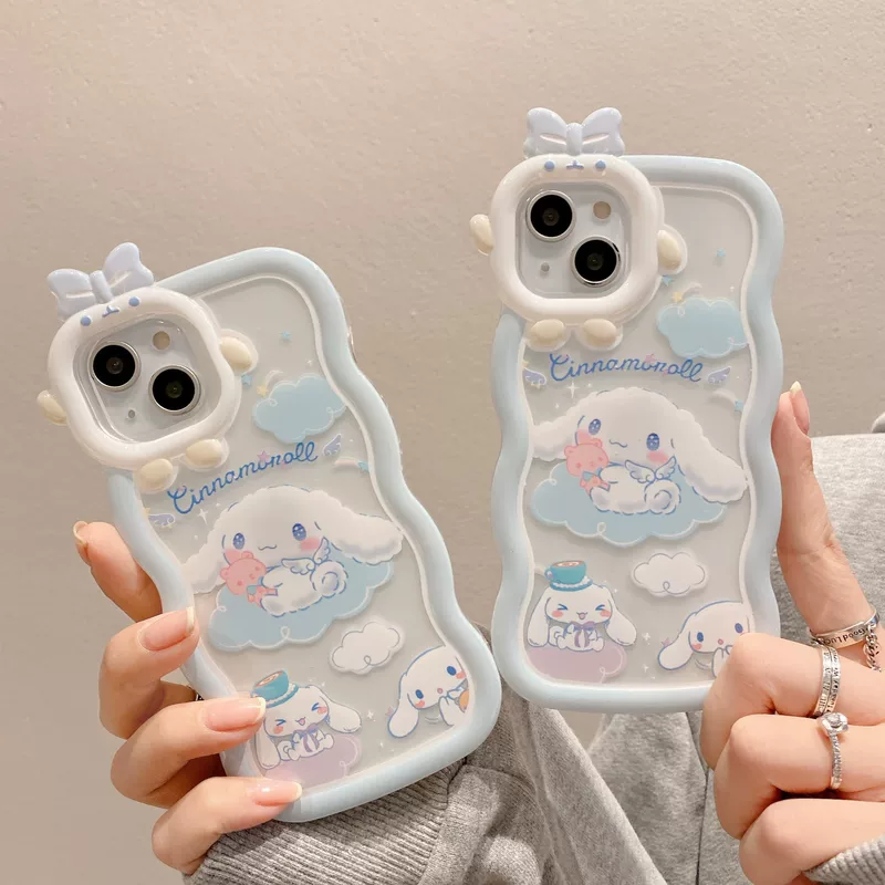 Милая волнистая монстрация чехол для iPhone 12 Pro - cartoon TPU защитный кейс