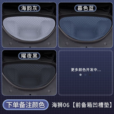 full-coverage trunk mat, wear-resistant, Trunk Mat - front-trunk-compartment-mat-please-note-the-color-when-ordering-byd-sea-lion-06-new-energy-ev-has-no-speaker-on-the-right-side